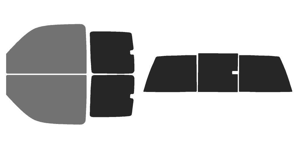 The Tint Effect Precut Window Tint Kit Compatible with Chevrolet Silverado 1500 Extended Cab Truck (1999-2006) &amp; (2007 Classic)(Full Truck 45% Front / 15% Rear and 3 piece Slider) Automotive Film