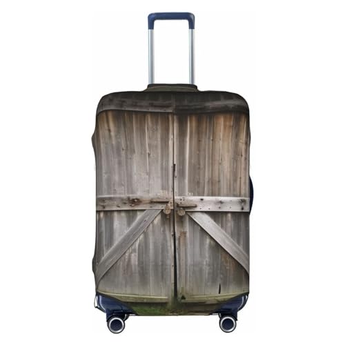 Housse pour valises élastique Old Barn Doors L Noir pour vos voyages