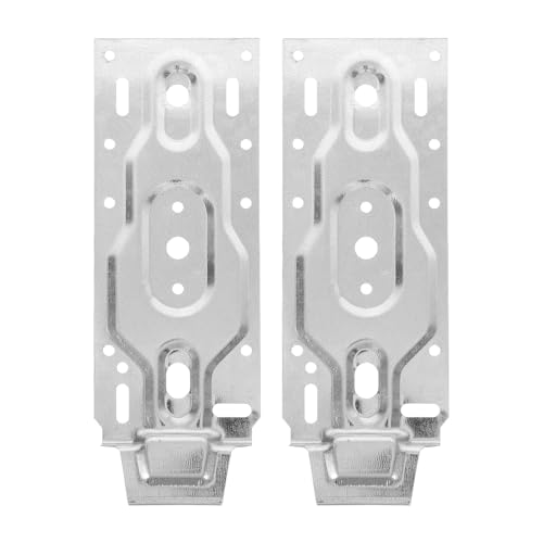 JECOMPRIS 2 Unidades Soporte de Pared de Hierro Plata para Instalación de Unidad Interior de Aire Acondicionado Tipo Split, Resistente y Fácil de Montar para Uso en Sala