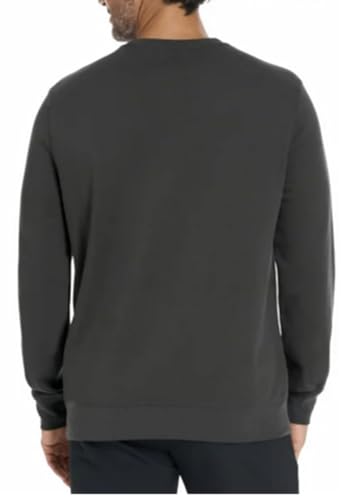 Hurley Men's Long Sleeve Crewneck Sweatshirt (US, Alpha, Medium, Regular, Regular, Gray)2