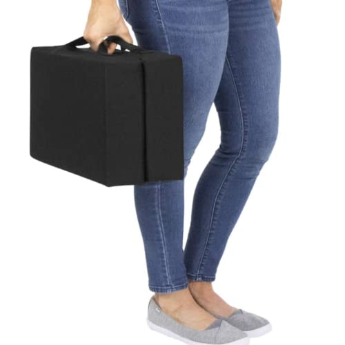 Vive Folding Wheelchair Cushion - Stadium, Car, Office Chair Seat Cushion - Portable Coccyx Orthopedic Pad For Mobility Transport -Comfort Support Pillow For Sciatica, Lower Back Pain Relief, Tailbone #TOP5