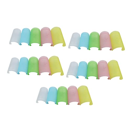 BESTonZON Flute Protectors 25pcs Plastic Flute Films Protective Covers Random Color