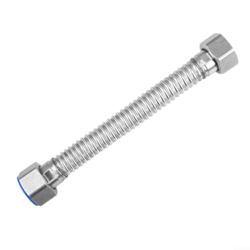 Manguera flexible de tubo corrugado de acero inoxidable 304 G3/4, 10-80 cm para calentador de agua, junta de silicona de grado alimenticio, resistente a alta presión para fontanería residencial y