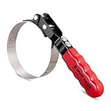 Spurtar Mittelgroßer Ölfilterschlüssel, drehbares Ölfilter-Entfernungswerkzeug, passend für Filter 101–111 mm, für 4S Shop Auto-Reparatur-Mechaniker, Heimwerker-Generator, kleine Motoren