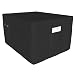POKAR Funda de Colchón Plegable Colchon Coche Cama Plegable para Invitados Camping Cuna de Viaje 80 x 195 x 15 cm, Negro