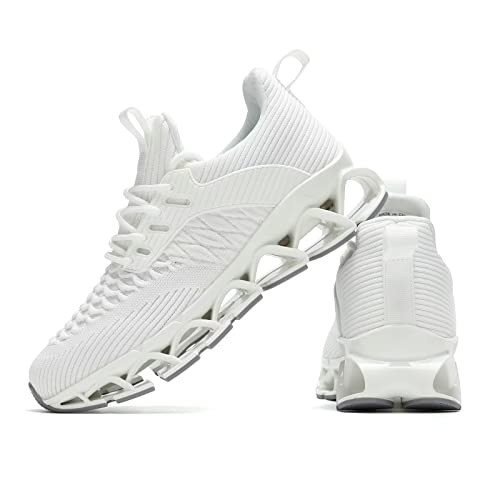 Wrezatro B0BCPNG3N7_CA NARF Women'S Slip On Walking Running Shoes Blade Tennis Casual Fashion Sneakers Comfort Non Slip Work Sport Athletic Trainer White thumb #7