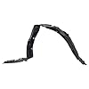 TRQ Right Inner Fender Liner Black Passenger Side Compatible with 2020-2022 Toyota Corolla TO1249232 TO1249233 TO1249234 #2