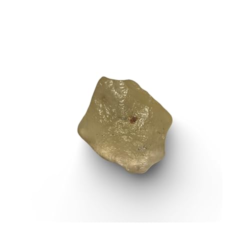 Image of Libyan Desert Gold Tektite 8.96g, Extremely Rare Meteorite Impact Glass, 1pc 26mm Natural Specimen, Found in Only in Egypt ID#HH