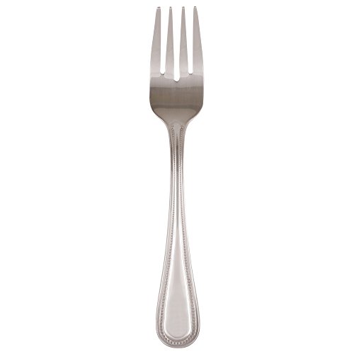 10 Strawberry Street Pearl Salad fork, Set of 6, Stainless Steel