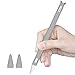 Produktbild Hydream Silikon Hülle für Apple Pencil (2. Gen) Case Cover Holder Halter Zubehör für Pro 11"/12,9" 2021/2020/ 2018 Pen, Schön Weicher Pen Stift Grip Griff Hülse und 2 Pen Spitze Schutzhülle(Grau)