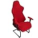 AAVBR Ordenador Silla de Oficina Fundas Universal Cubierta para Silla Elástico Giratorio Silla Cubiertas: Sillón Cubierta Antideslizante & Antirasguños, Lavable & Extraíble - Rojo Vino, Free Size