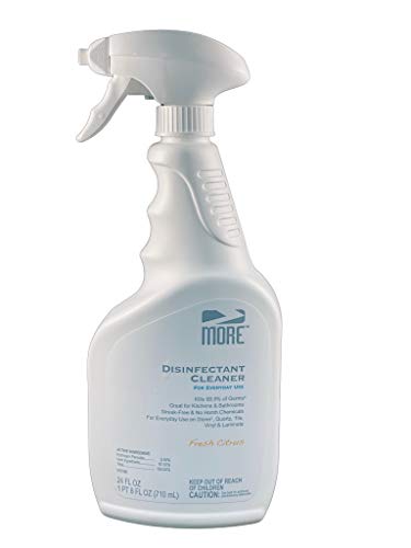 MORE Disinfectant Cleaner - Daily Use Spray Cleaner for Kitchens and Bathrooms (24 oz Sprayer)