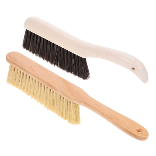 Beavorty 2pcs Carpet Brush Cleaning Brush Handheld Broom Soft Brush Kitchen Hand Broom Hand Brush Bed Brush Counter Dusters Brush for Cleaning Bench Brush Dusting Brush