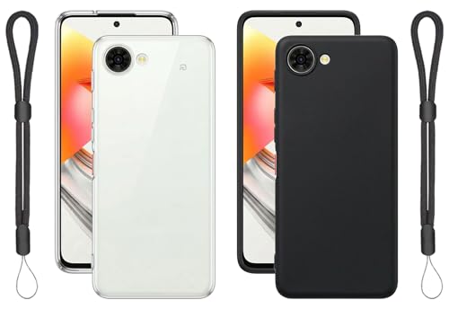 [2���Z�b�g]�P�[�X For nubia(�k�r�A) S2 Lite /S2r/S2e �p�J�o�[ �N���A TPU�f�� �ϏՌ� �Ռ��z�� �S�ʕی� �J�����ی� ���^ �y�� �\�t�g�J�o�[ ����~�� ���΂ݖh�~ �w��h�~ ���� �ϋv �C���X�g�[���ȒP(�u���b�N+�N