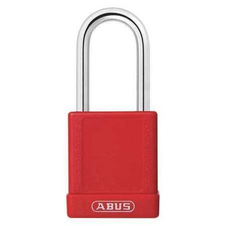 Lockout Padlock, KA, Red, 1-3/4"H, PK6