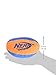 Nerf Dog Trackshot Football Dog Toy, Lightweight, Durable and Water Resistant, 7 Inches for Medium/Large Breeds, Two Pack, Green/Blue and Orange/Blue