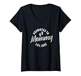 Photo Gallery donna promoted to mommy 2022 shirt pregnancy best mommy 2022 maglietta con collo a v Photo Gallery donna promoted to mommy 2022 shirt pregnancy best mommy 2022 maglietta con collo a v