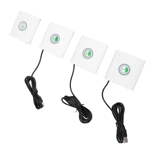 YWBL-WH Kit de Timbre de Intercomunicación Inalámbrico Dúplex Completo 100 M de Largo Alcance Comunicación de Voz en Tiempo Real Timbres de Puerta Intercomunicador de Oficina en Casa