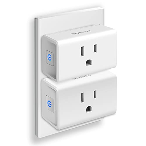 Kasa Smart Plug Ultra Mini 15A, Smart Home Wi-Fi Outlet Works with Alexa, Google Home & IFTTT, No Hub Required, UL Certified, 2.4G WiFi Only, 2-Pack(EP10P2) , White #1