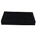 Produktbild SODIAL(R) Samt Ring Manschette Schmuck Lagerung Anzeige Box Tablett Fall Deckel (Schwarz)