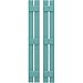 Ekena Millwork ARW401SB207X74PTH Americraft Two 3 Exterior Real Wood Spaced Board-n-Batten Shutters (Per Pair), Pure Turquoise