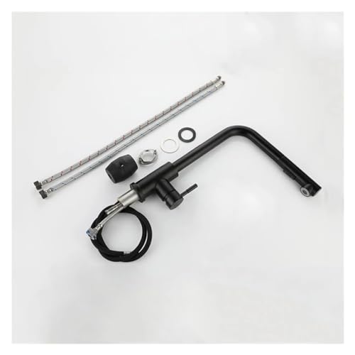 Grifo de cocina extraíble de acero inoxidable monomando frío y caliente 5