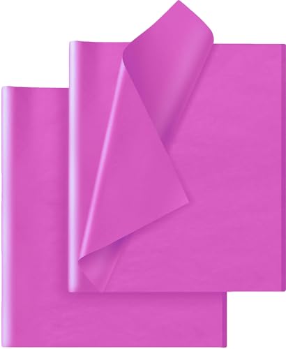 Image of Purple Tissue Paper for Gift Bags - 30 Sheets of Purple Wrapping Tissue Paper Bulk Packaging Paper for Weddings Birthday DIY Project Christmas Gift Wrapping Crafts Decor (14 x 20 Inch)
