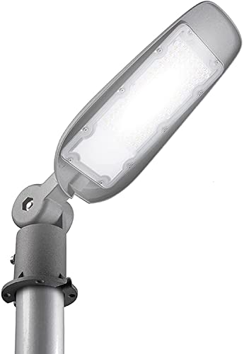 Planetitaly Faro armatura stradale lampione LED 200W 18000lm inclinabile 180° Temperatura luce 6500K Impermeabile IP65 230V, Ideale per Illuminazione Stradale, Garage, Parcheggio, Campo