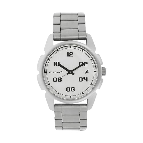 Fastrack Watches for Men Below 2000: Affordable Style Meets Functionality 4 Fastrack Metal Men Quartz Analog Silver Dial Stainless Steel...