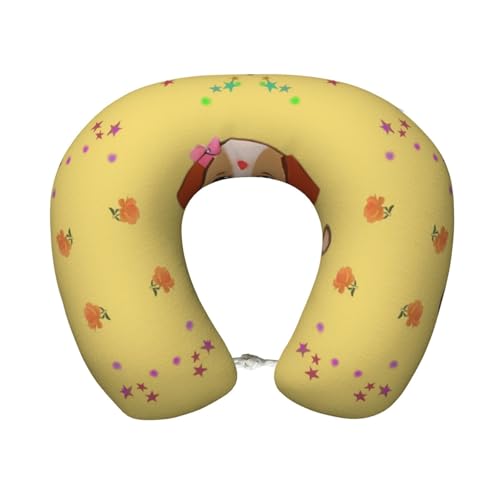 Almohada de viaje de espuma viscoelástica 30 cm x 25 cm miniatura 1