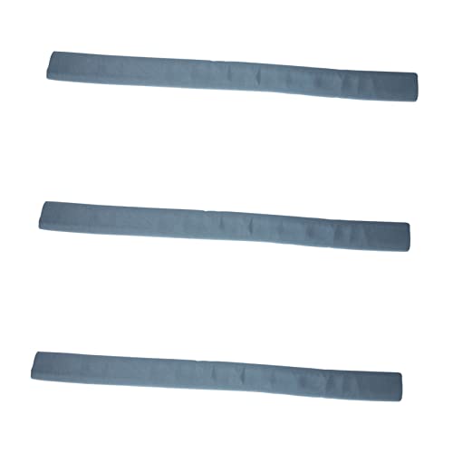 LALAFINA 3Pcs Door Bottom Seal Strip Twin Door Sweeps for Interior Doors Under Door Draft Stopper Weather Stripping Noise Reduction Seal Easy Installation