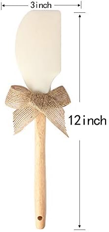 Bake The World A Better Place Personalized Spatula, Custom Spatula, Gifts for Bakers,Housewarming Gift,Baking Gift, Cooking Gift,Baking Kit,Cute Silicone Spatula,Mother's Day Gift,Gift for Mom