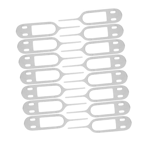 SEWACC 50 Piezas Extractor de Tarjeta Sim Inoxidable Herramienta con Aguja para Extracción de Tarjetas Compatible con Múltiples de Teléfonos Móviles