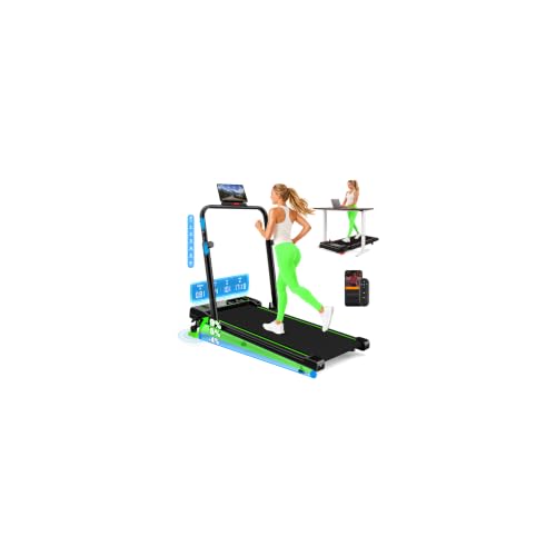 HILLO Walking pad Treadmill with Handle Bar