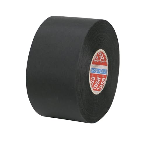 tesa PET Cloth Wire Harness Tape, 2 in. x 27.3 yds. (Black)