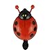 WOOAI Appel vélo vélo Cloche du vélo Alarme Corne Kid Beetle Coccinelle Anneau de Bell vélo vélo Guidon Anneau de sécurité à vélo Accessoires, Rouge