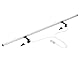SEBSON LED Spiegelleuchte 120cm Bad IP44 - Schrankmontage, Spiegel Klemmleuchte - neutralweiß 4000K 12W 1550lm - Spiegel Licht 360°, 1200x117x50mm