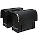 Price comparison product image Cameo Bisonyl Double Pannier Bag, Matte Black, 46L