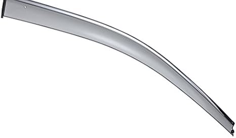 WellVisors Window Visors Wind Deflectors Compatible with Jeep 2011-2021 Grand Cherokee 2022 Grand Cherokee WK with Chrome Trim Rain Guards 3-847JE004