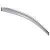 WellVisors Window Visors Wind Deflectors Compatible with Jeep 2011-2021 Grand Cherokee 2022 Grand Cherokee WK with Chrome Trim Rain Guards 3-847JE004
