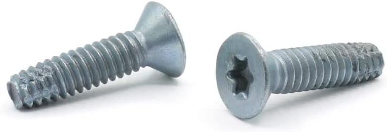 1/4-20 x 1/2" Type F Thread Cutting Screws/Six-Lobe (Torx®) / Flat Head/Steel/Zinc / 4,000 Pc. Carton