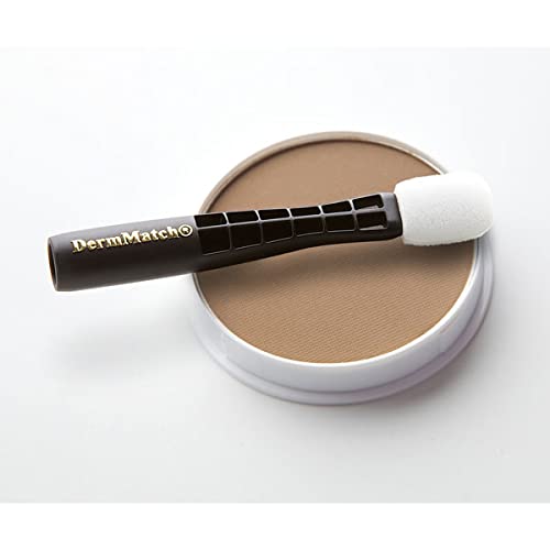 DermMatch Waterproof Hair Loss Concealer. Naturally Thicker Than Hair Fibers & Spray Concealers. (Light Brown)