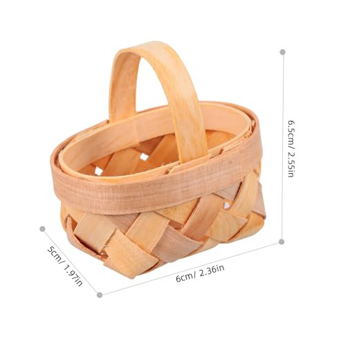 Mini paniers tissés Toyvian parfaits pour vos décorations de fête - 2