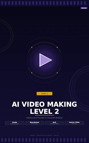 AI Video Making inside Claude, Grok, and Nano Banana: Level 2 — Master Prompts & Character Building (Creating Videos with AI) (English Edition)