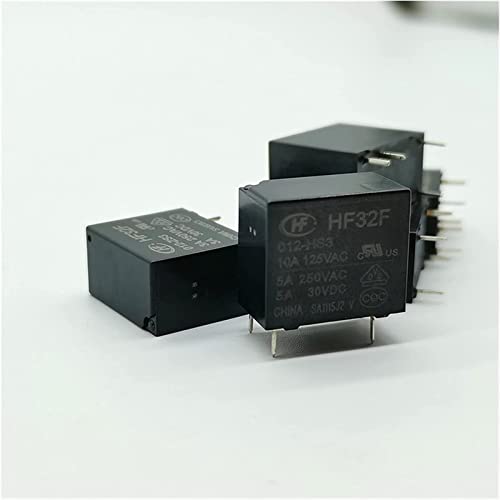 Relé HF32F-012-HS3-5A placa circuito impreso y módulo de bricolaje electrónico 4 pin 5 unidades 2