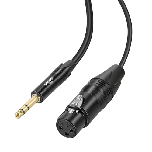 Câble 6,35mm TRS vers XLR femelle NEEWER MS025 adaptateur micro table mixage