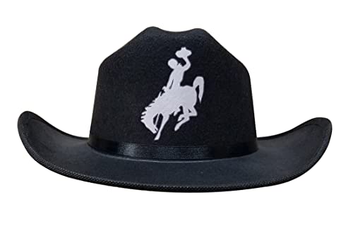 Aeromax Jr. Cowboy Hat with Bandanna, Black with Cowboy logo - Thumbnail 2