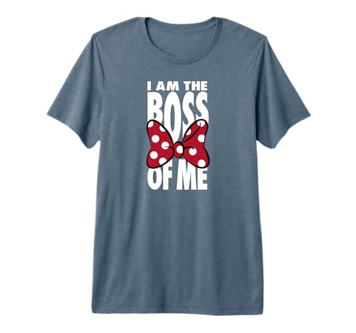 Disney Minnie Rock the Dots t-shirt femme Boss Lady haut premium en coton