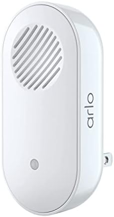 Arlo Chime 2 - Built-in Siren, Audible Alerts, Customizable Melodies, Wi-Fi Connected, Compatible with Arlo Wired and Wireless Doorbell Camera, Security Camera, and Smart Home Devices (AC2001)