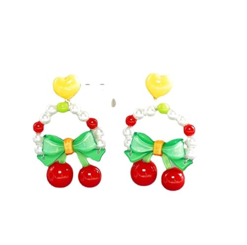 Boucles d'oreilles mignonnes en perles, le cadeau d'été idéal pour elle